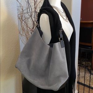 Tiffany & Co. rare hobo bag w/small pouch.